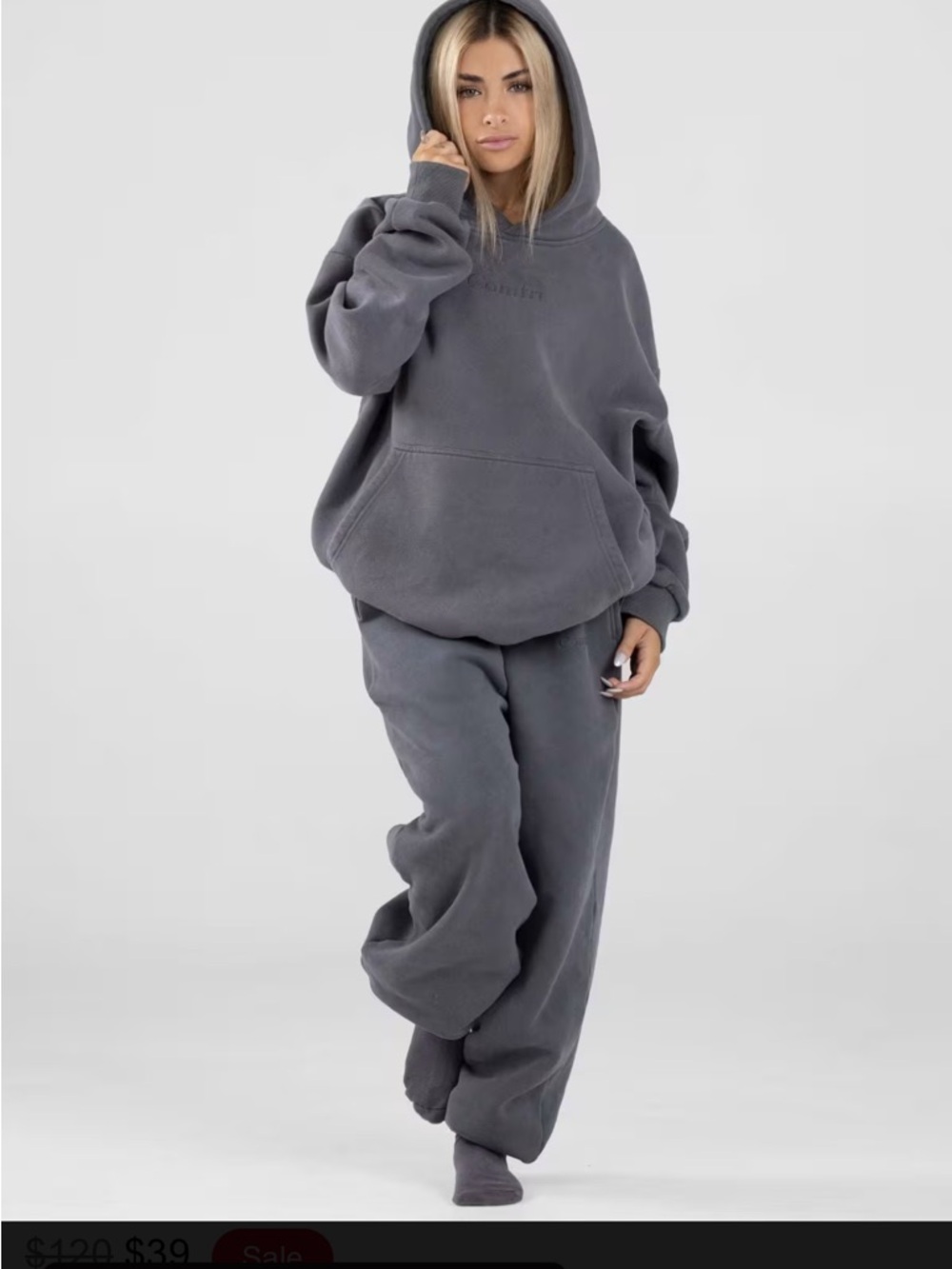 Comfrt sweat set (hoodie and pants) - Picture 2 of 2